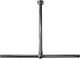 Sealskin seallux - plafondsteun voor douchegordijnstang 60 cm - chroom