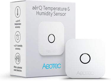 Aeotec aërq temperatuur vochtigheidssensor z-wave plus