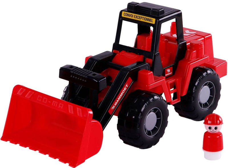 Load image into Gallery viewer, Cavallino mammoet graafmachine met speelfiguur, 42,5cm
