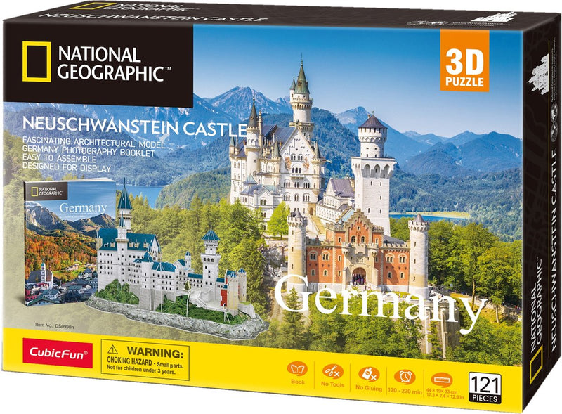 Load image into Gallery viewer, Cubic fun national geographic - 3d-puzzel - 3d-puzzel ng kasteel neuschwanstein
