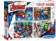 Clementoni legpuzzel 4-in-1 avengers - 20 60 100 180 stukjes
