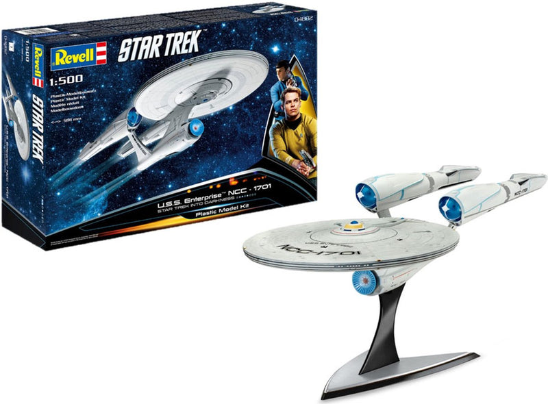 Load image into Gallery viewer, Revell modelbouwpakket militaire voertuigen - 04882 u.s.s. enterprise ncc-1701 - into darkness plastic - 1:500 - modelbouw
