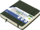 Kangaro schetsboek - 12x12cm - forest green - pu-hardcover - met elastiek en leeslint - k-861208