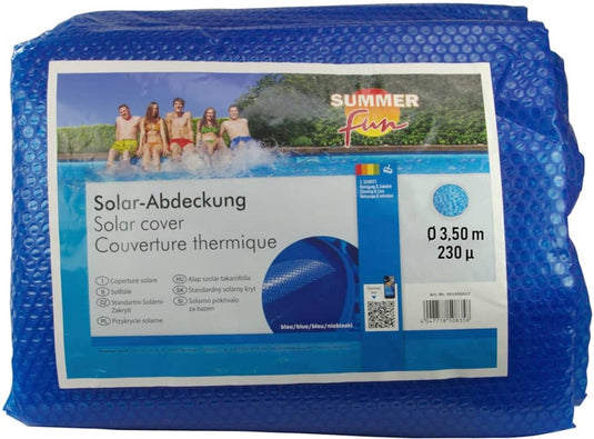 Summer fun summer - fun - zomerzwembadhoes - solar - rond - 350 - cm - pe - blauw