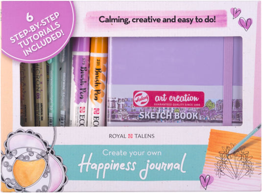 Talens happiness journal set