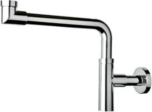 Plieger designsifon ruimtebesparend chroom