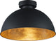 Rl live your light reality jimmy - plafondlamp - zwart - excl. 1x e27 7 w -