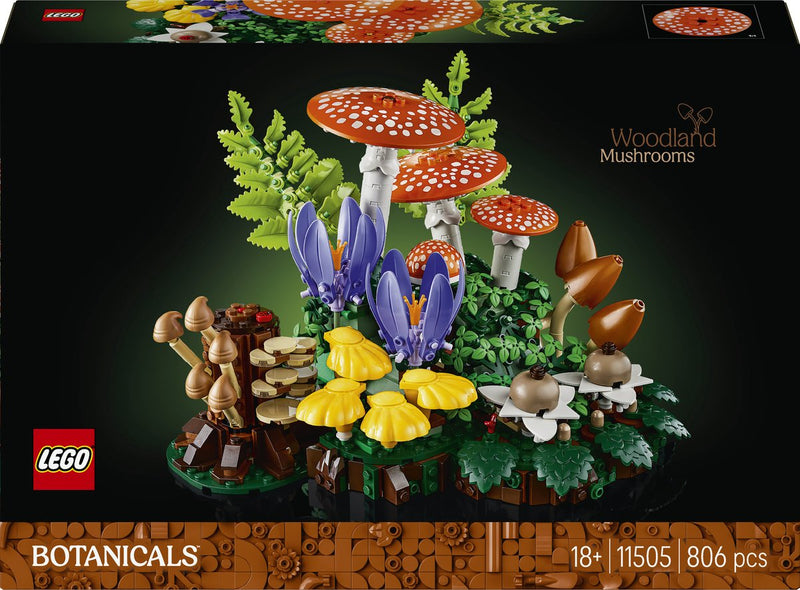 Afbeelding laden in galerijviewer, Lego ® botanicals bospaddenstoelen - 11505
