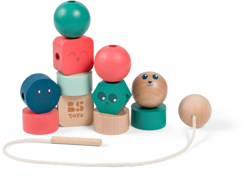 Load image into Gallery viewer, Bs toys houten kralen junior - 13dlg.
