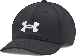 Under armour b blitzing low adj-blk jongens pet - zwart - wit