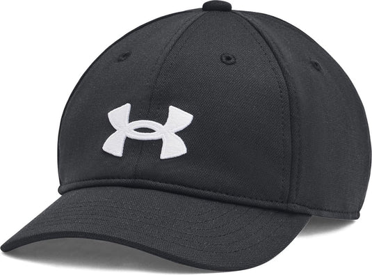 Under armour b blitzing low adj-blk jongens pet - zwart - wit