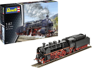 Revell modelbouwpakket militaire voertuigen - 02167 baureihe 18 505 - tender 2'3' t 38 - stoomlocomotief plastic - 1:87 - modelbouw