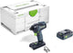 Festool tid 18-basic-4.0 -promo 2022 - 18v li-ion accu slagschroevendraaier set in systainer (4.0ah accu)