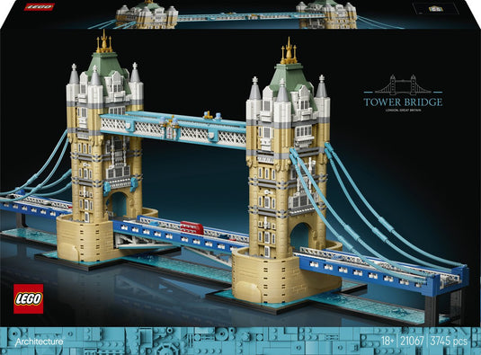 Lego architecture tower bridge bezienswaardigheid bouwpakket voor volwassenen, woondecoratie 21067