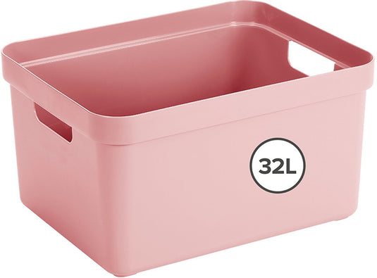 Sunware sigma home opbergbox 32l - 44.5x34.5x24.3 cm - roze