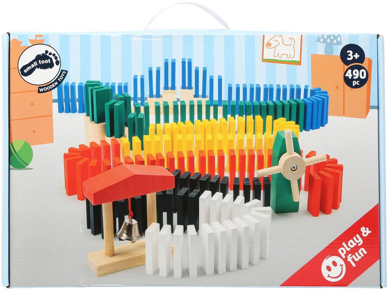 Load image into Gallery viewer, Small foot - houten domino rally, 490dlg.
