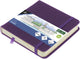 Kangaro schetsboek - 12x12cm - purple heart - met elastiek en lint