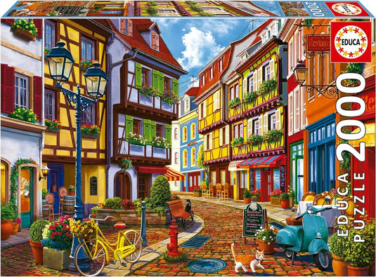 Educa - puzzel - 2000 stuks - stralende straat