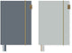 Kangaro soft scenes notitieboek cotton - a5 - hardcover - lijn - 80 grams fsc - 160 pagina's - 2 stuks - k-pm01710005
