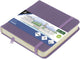 Kangaro schetsboek - 12x12cm - heather purple - met elastiek en lint