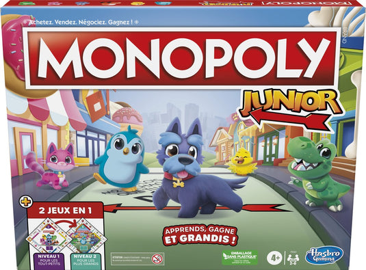 Monopoly junior - 2-in-1 spel - bordspel (franstalig)