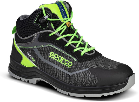 Sparco werkschoenen s3s - indy-he ranger - zwart groen — black — 43
