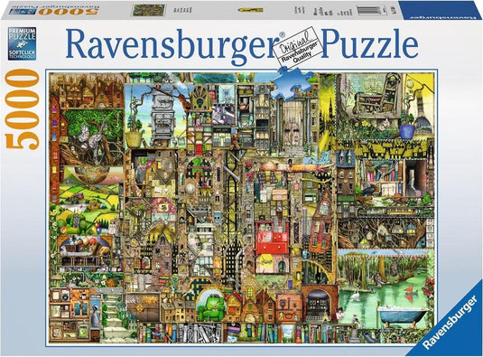 Ravensburger puzzel weird town colin thompson (5000 onderdelen)