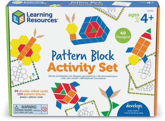 Learning resources patroon blokken speelgoed set - educatief bouwen. - 3+