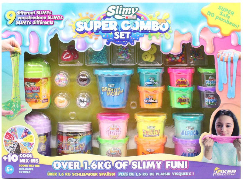 Load image into Gallery viewer, Joker slijm super combo set - 1,6kg kleurrijk speelplezier.
