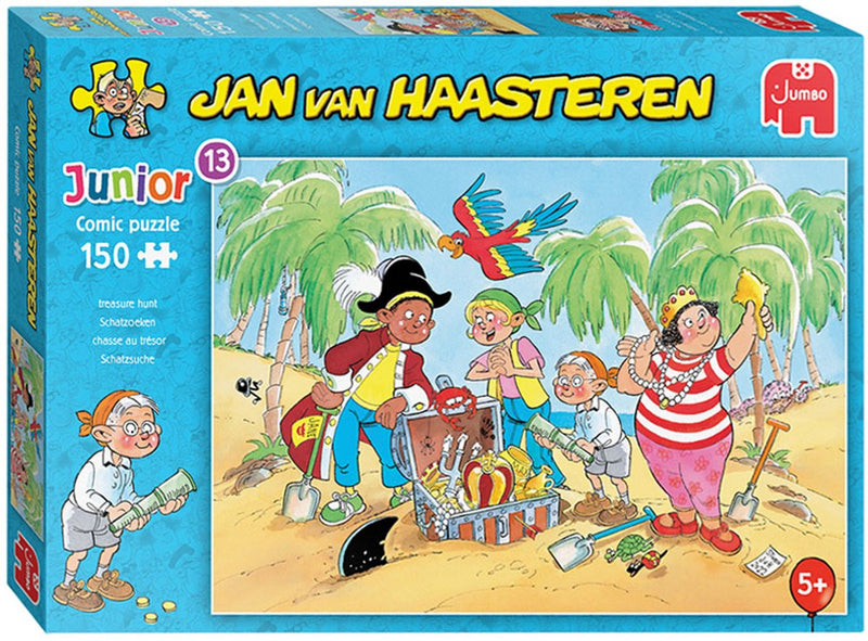 Load image into Gallery viewer, Jan van haasteren legpuzzel junior schattenjacht, 150st.
