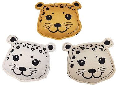 Swim essentials - opduikspeelgoed - 17 x 17 cm - meerkleurig - luipaard - 3 stuks