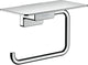 Hansgrohe addstoris closetrolhouder met planchet chroom