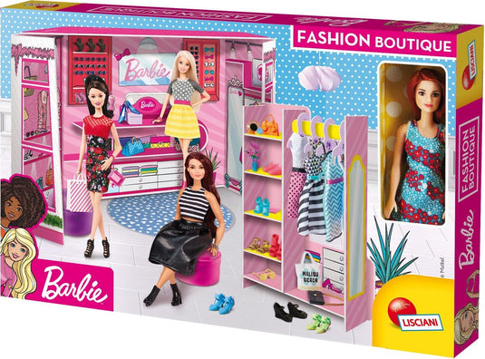 Lisciani barbie fashion boutique mit doll