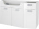 Differnz onderkast 100x60x33cm met softclose mdf wit