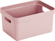 Sunware - sigma home opbergbox 5l roze - 25,2 x 17,5 x 12,2 cm