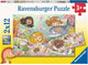Ravensburger puzzel kleine feeã«n en zeemeerminnen - legpuzzel - 2x12 stukjes