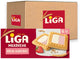 Liga milkbreak duo koekjes melk aardbei - doos 12 x 245g - koek - koeken voor onderweg of werk en kantoor