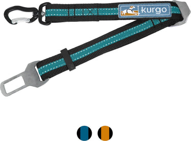 Kurgo direct to seatbelt swivel tether - autogordel voor honden met draaiende karabijnhaak - direct voor gordelhouder - blauw - blauw