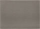 Mesapiu placemat canvaslook - rechthoek - 33 x 45 cm - charcoal - set van 4