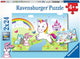 Ravensburger puzzel sprookjesachtige eenhoorn - 2x24 stukjes - kinderpuzzel