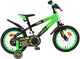 Volare strike kinderfiets - jongens - 14 inch - zwart groen