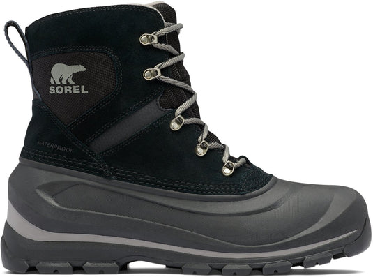 Sorel buxton™ lace boot wp men's snowboots - black, quarry - maat 41