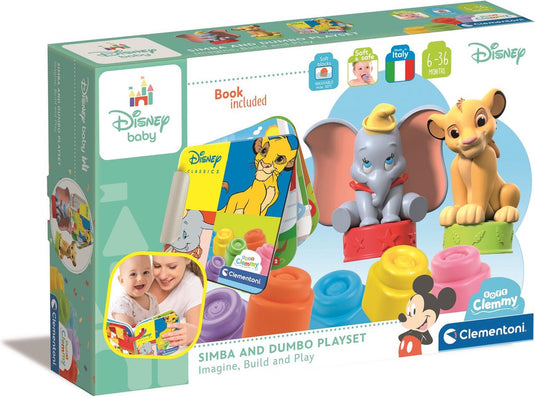 Clementoni - clemmy disney classics playset - educatief speelgoed voor baby's - vanaf 6 maanden