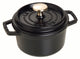 Staub braadpan cocotte - zwart - ø 14 cm 800 ml