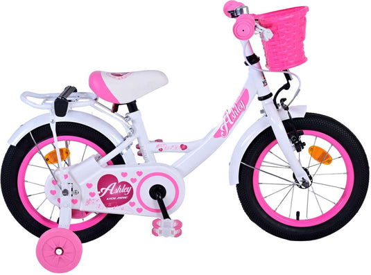 Volare Ashley Kinderfiets - Meisjes - 14 inch - Wit