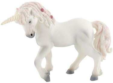 Bullyland 75519 – speelfiguur en verzamelfiguur eenhoorn – ca. 10 cm – levensecht en detailrijk vormgegeven – ideaal als fantasiefiguur, taartdecoratie of klein cadeautje voor kinderen vanaf 3 jaar.