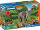 Playmobil animals friends olifant met dierenverzorger | dierentuinspeelgoedset met 4 dieren en verblijfaccessoires | voor kinderen vanaf 4 jaar | 72068