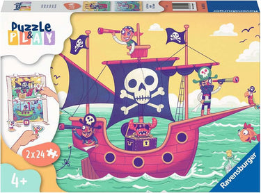 Ravensburger puzzle play - land in zicht, 2x24st.
