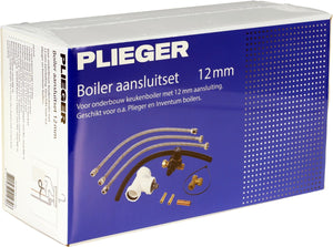 Plieger boileraansluitset 12mm - voor en inventum boilers - complete boiler aansluitset