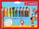 Stabilo woody 3in1 multitalent potloden - 10dlg. met puntenslijper